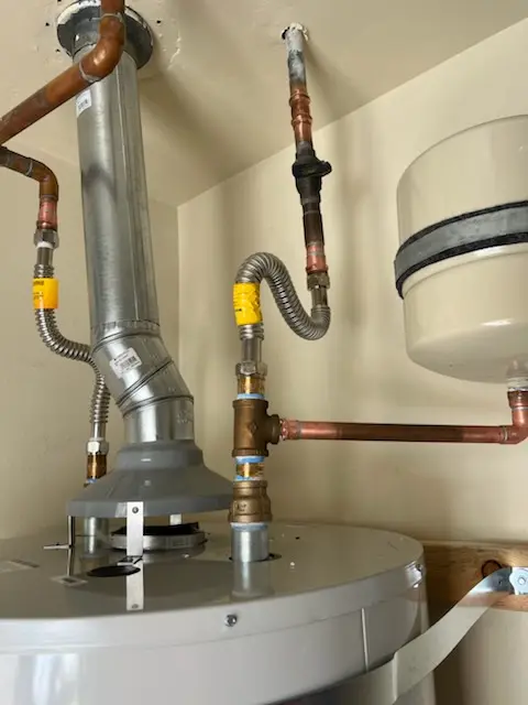 Water heater installation and plumbing repair in Mayflower Village